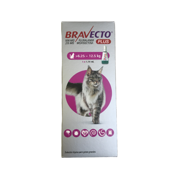 BRAVECTO CAT PLUS - PIPETA ANTI PARASITARIA COMPLETA