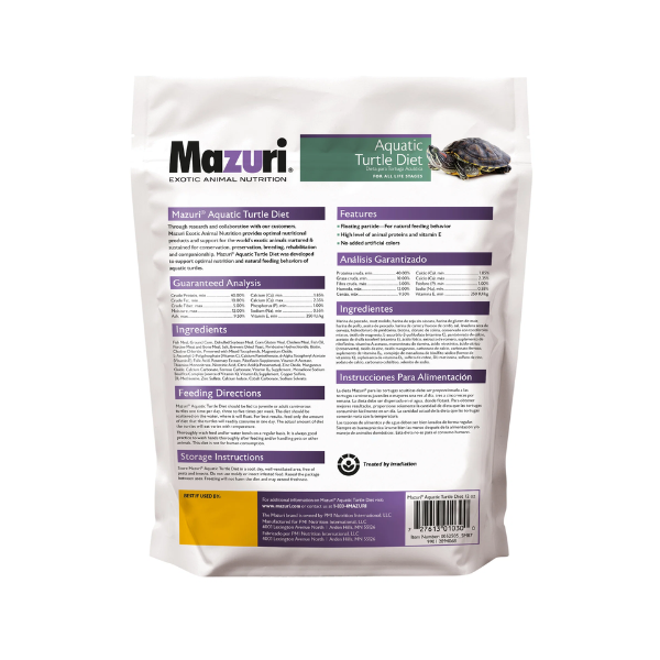 MAZURI AQUATIC TURTLE DIET