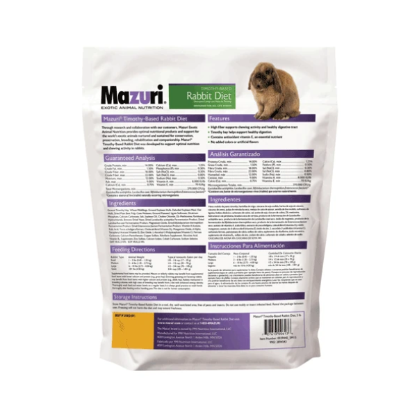 MAZURI RABBIT DIET