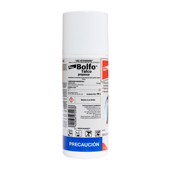 ELANCO BOLFO TALCO 100 G - ANTIPULGAS Y GARRAPATAS EN POLVO