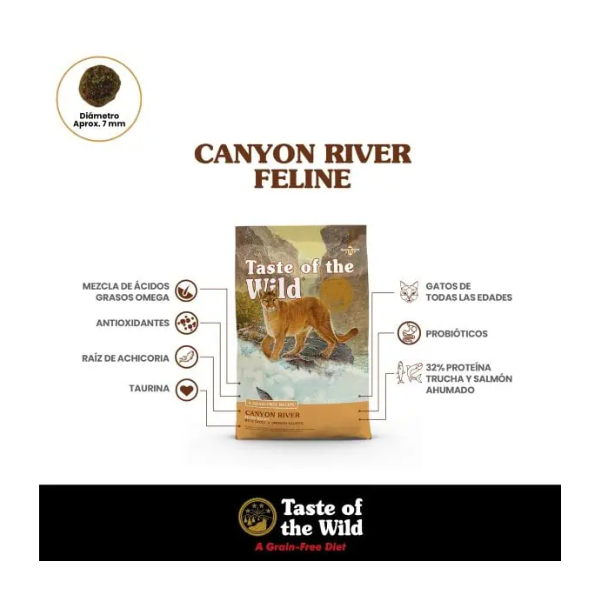 TASTE OF THE WILD FELINO TRUCHA Y SALMON