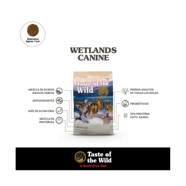 TASTE OF THE WILD CANINO PATO
