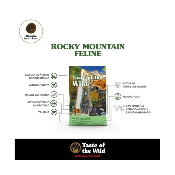 TASTE OF THE WILD FELINO VENADO Y SALMON