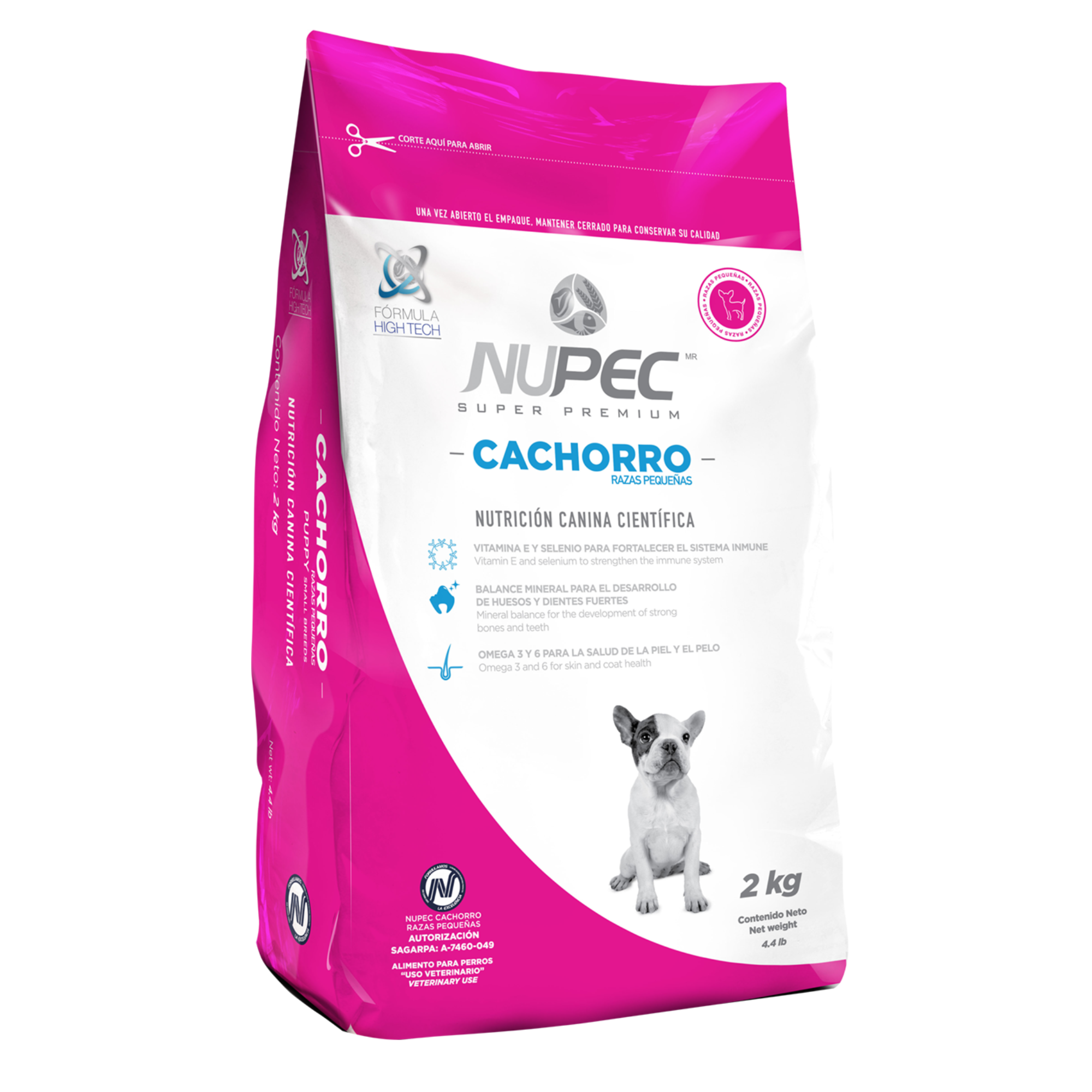 NUPEC CACHORRO ALIMENTO SECO RAZAS PEQUEÑAS