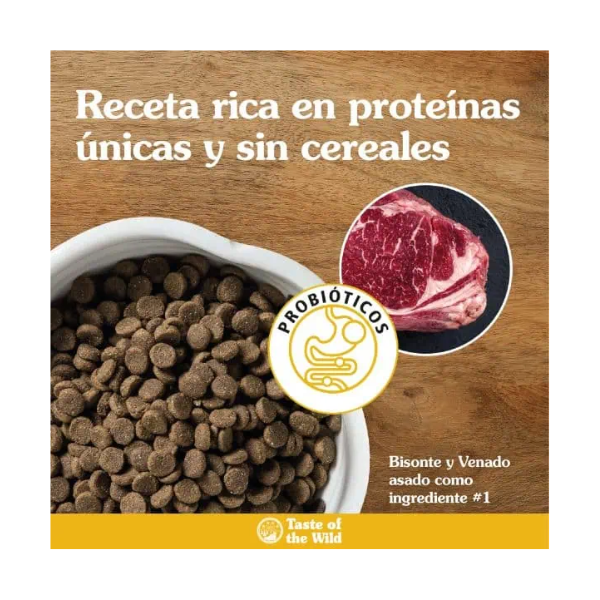 TASTE OF THE WILD CANINO BISONTE Y VENADO