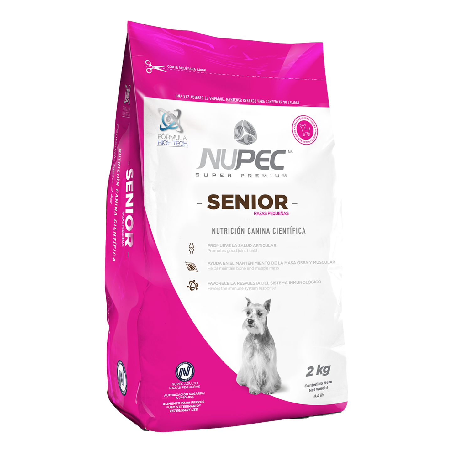 NUPEC SENIOR RAZAS PEQUEÑAS - LONGEVIDAD Y VITALIDAD