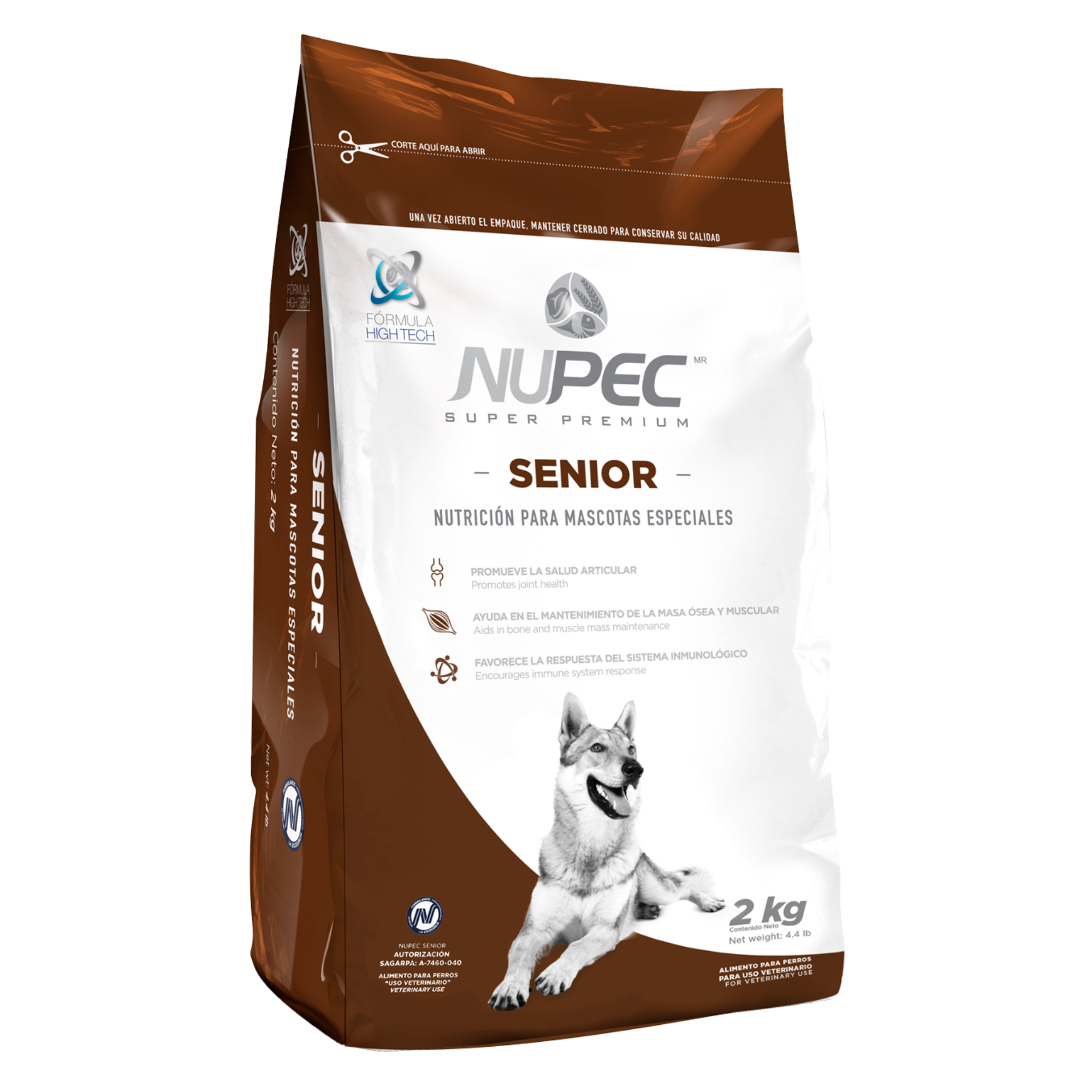 NUPEC SENIOR CANINO - ALIMENTO SECO LONGEVIDAD Y VITALIDAD