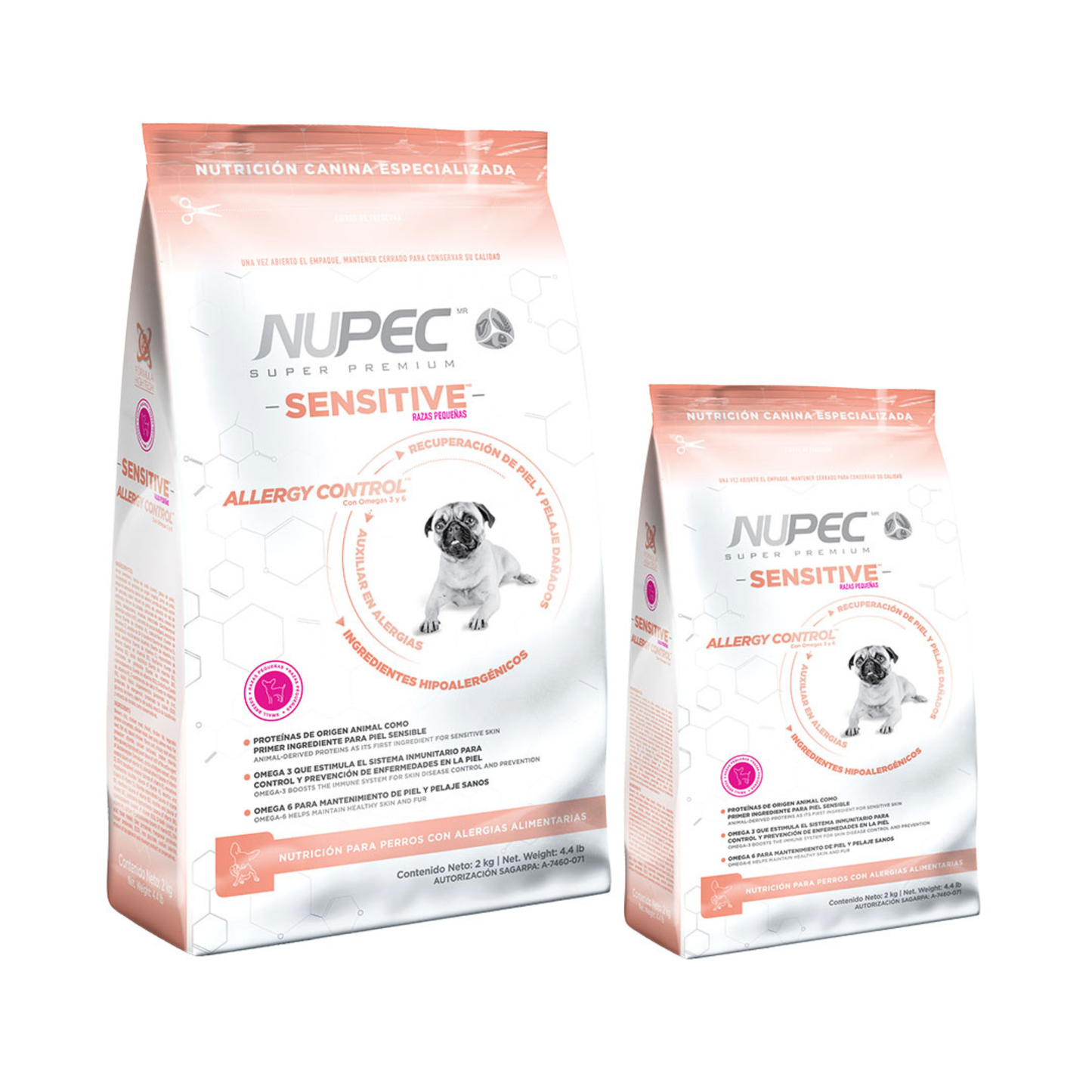 NUPEC SENSITIVE RAZAS PEQUEÑAS - ESPECIALIDAD PIEL Y ESTOMAGO SENSIBLE