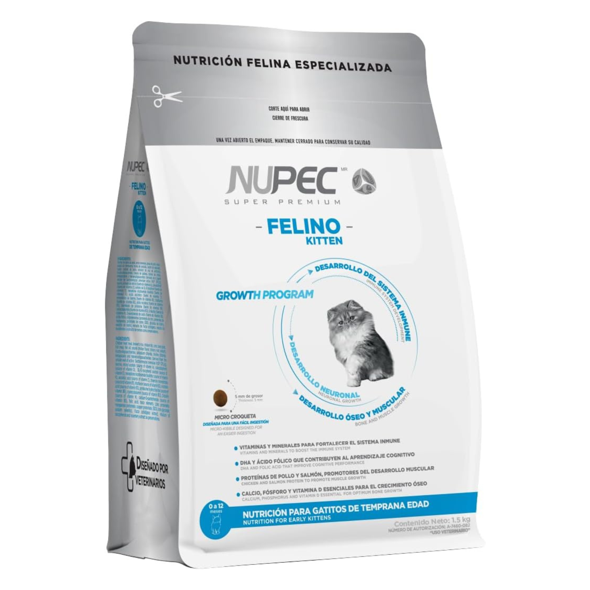 NUPEC FELINO KITTEN ALIMENTO SECO